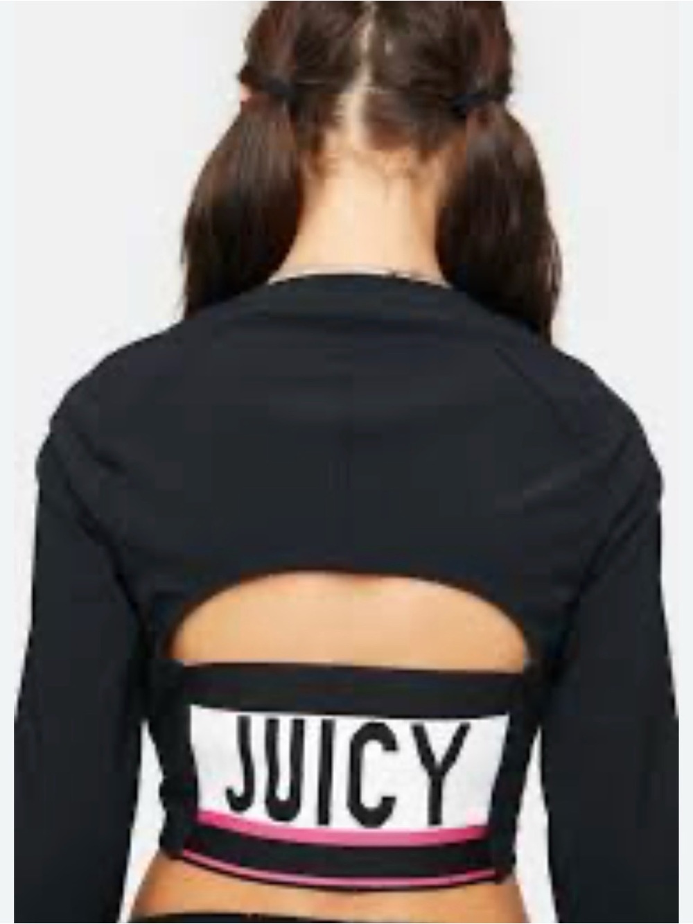 Cut out back raglan top